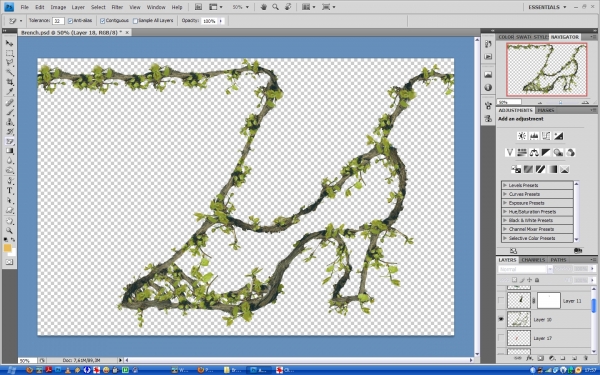 Creation of Branch: Step 8